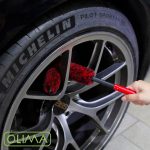 OLIMA 羊毛鋁圈刷 清潔刷 洗車刷 輪胎刷 輪框刷 羊毛刷 輪圈刷 羊毛輪圈刷 洗車工具 刷子：圖片 3