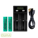 OLIMA 30A 18650 2500mAh鋰電池 電池 充電電池 露營 頭燈 海釣 腳踏車 充電器 打蠟機 N08：圖片 6